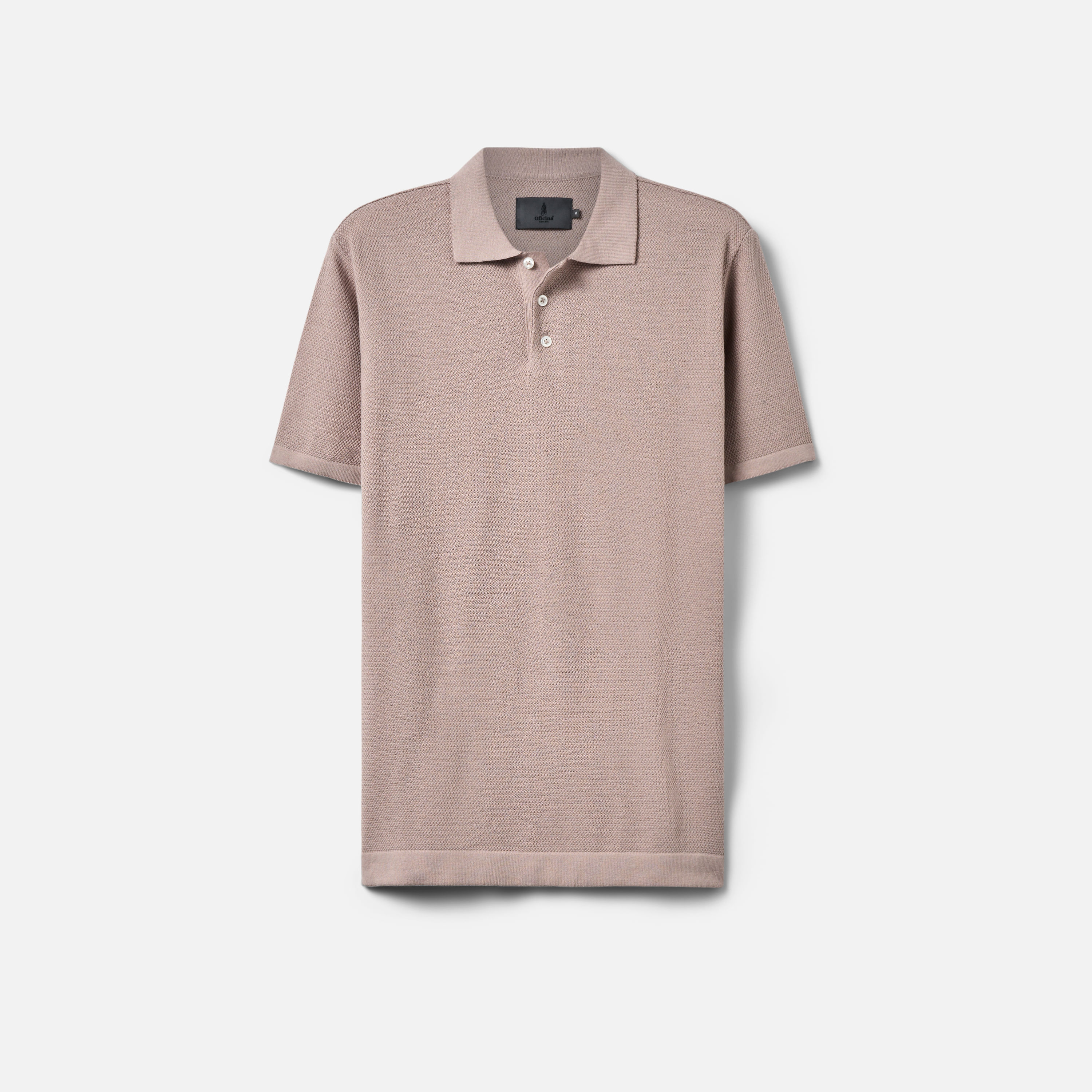 Polo Tricot Pinpoint Rosa
