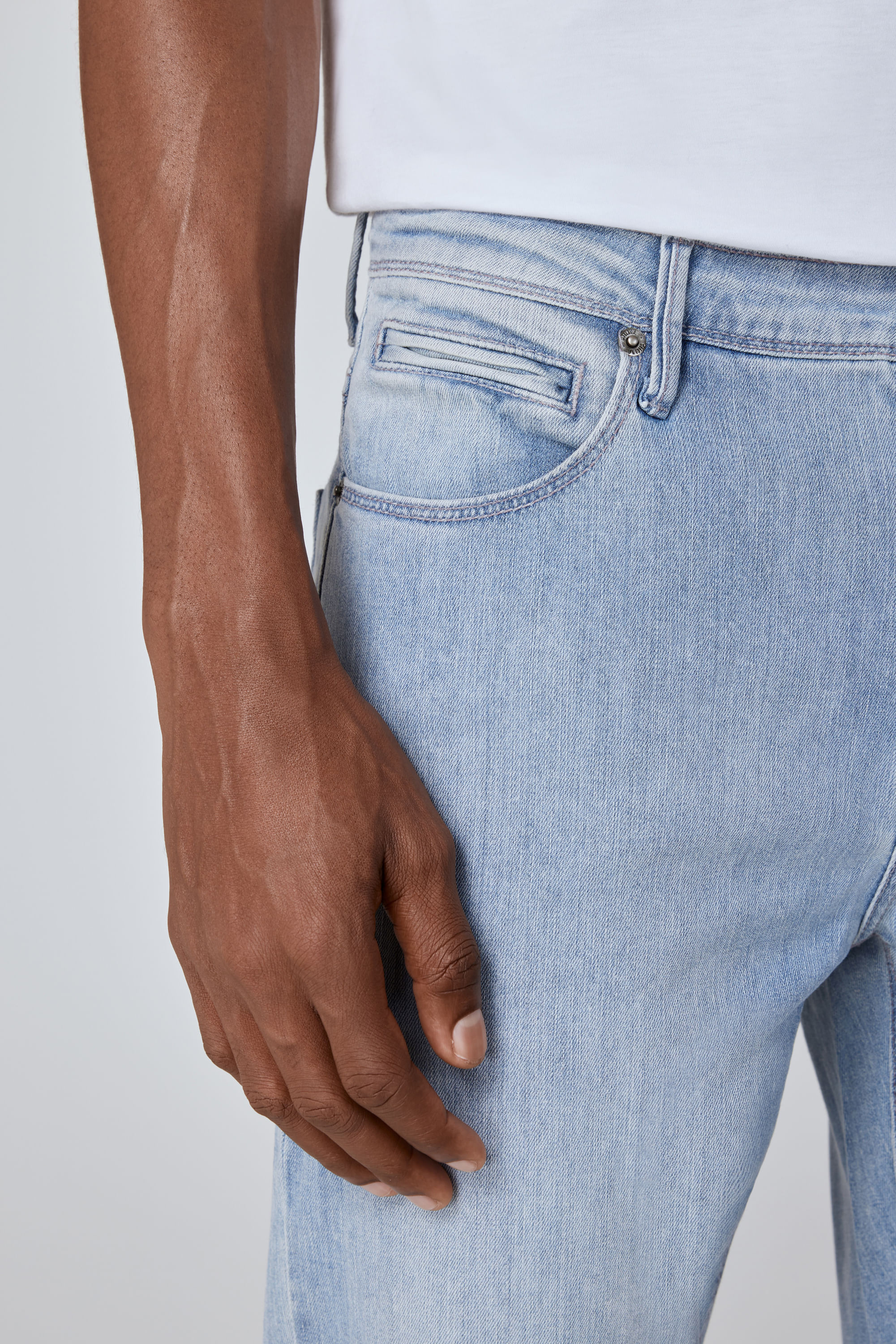 Calça Jeans 5 Pockets Azul Escura Masculina - Oficina Reserva
