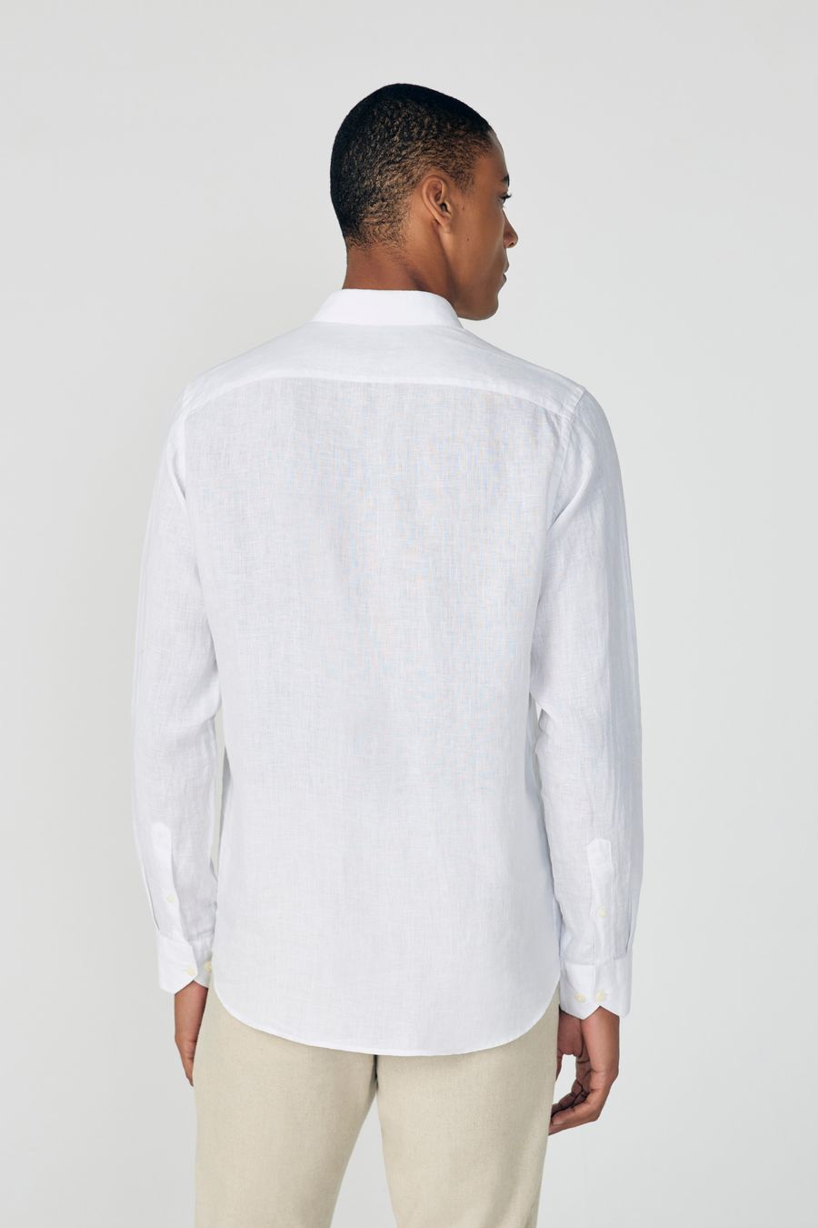 Camisa Linho Button-down