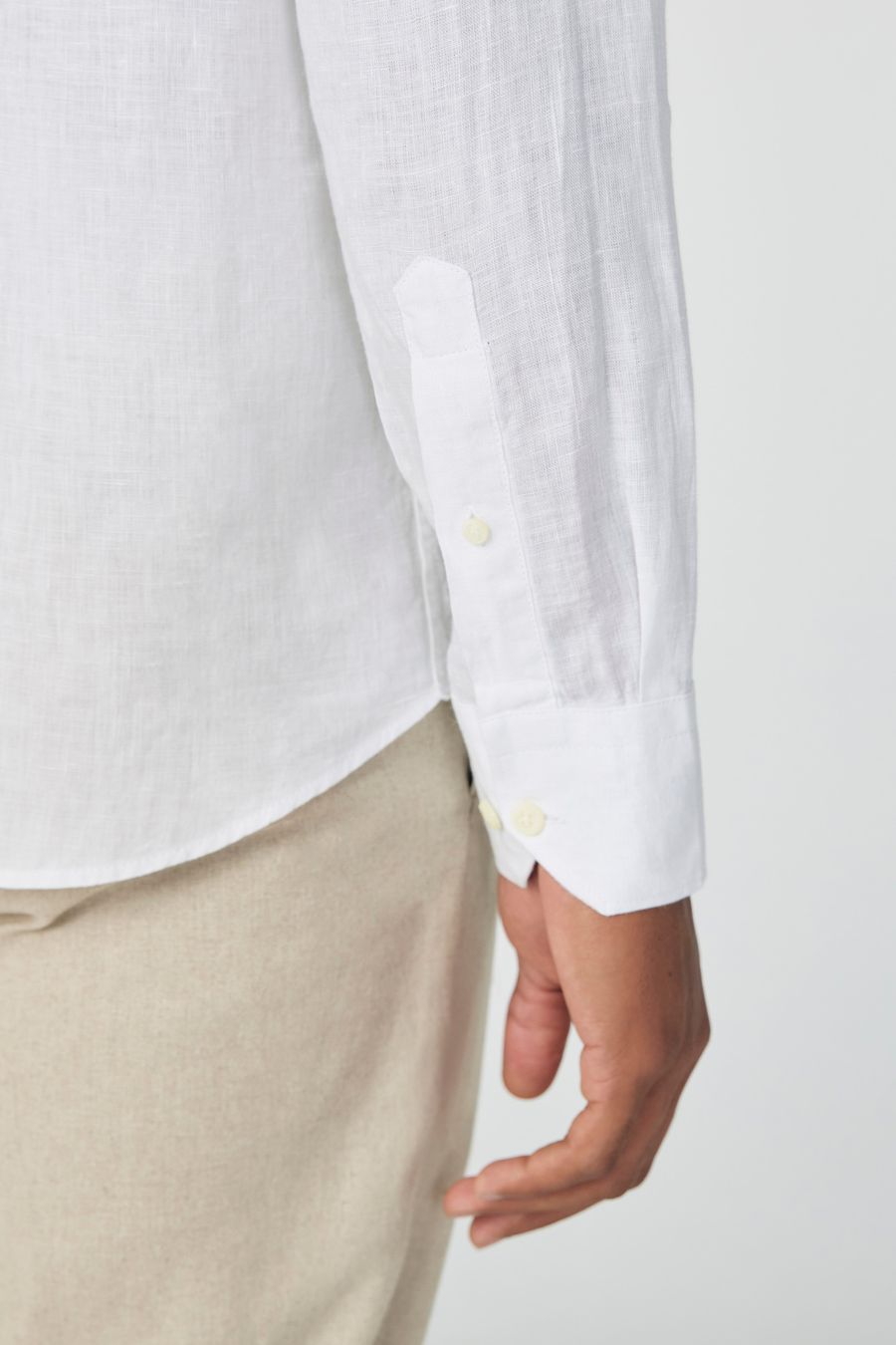 Camisa Linho Button-down