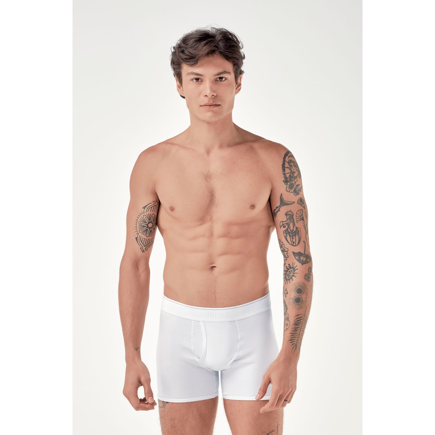 Cueca Boxer Malha Pima