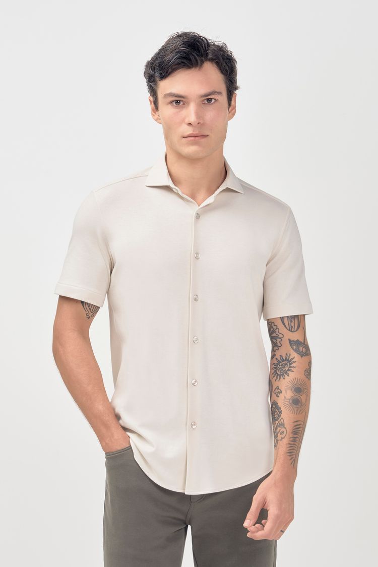 Camisa Malha Office