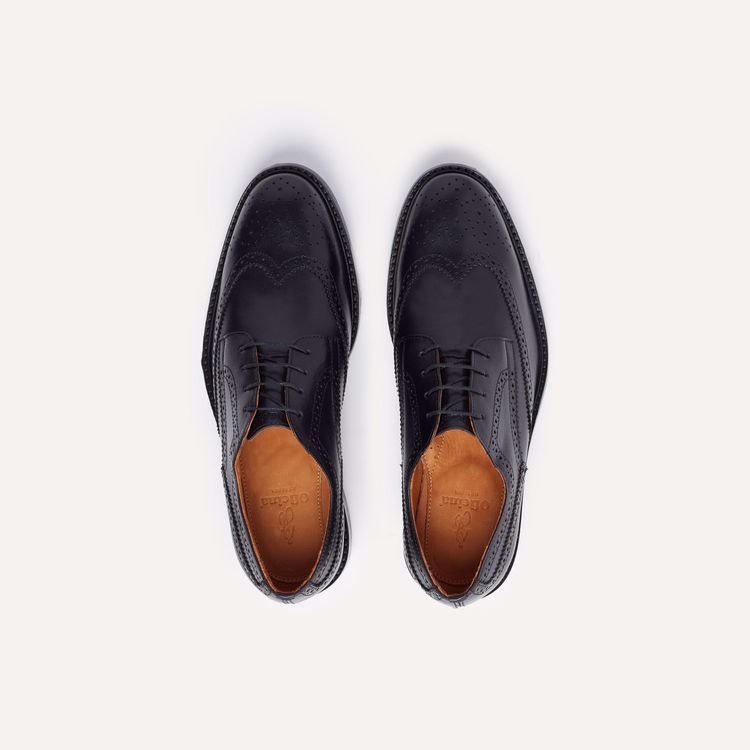 Sapato Couro Brogue