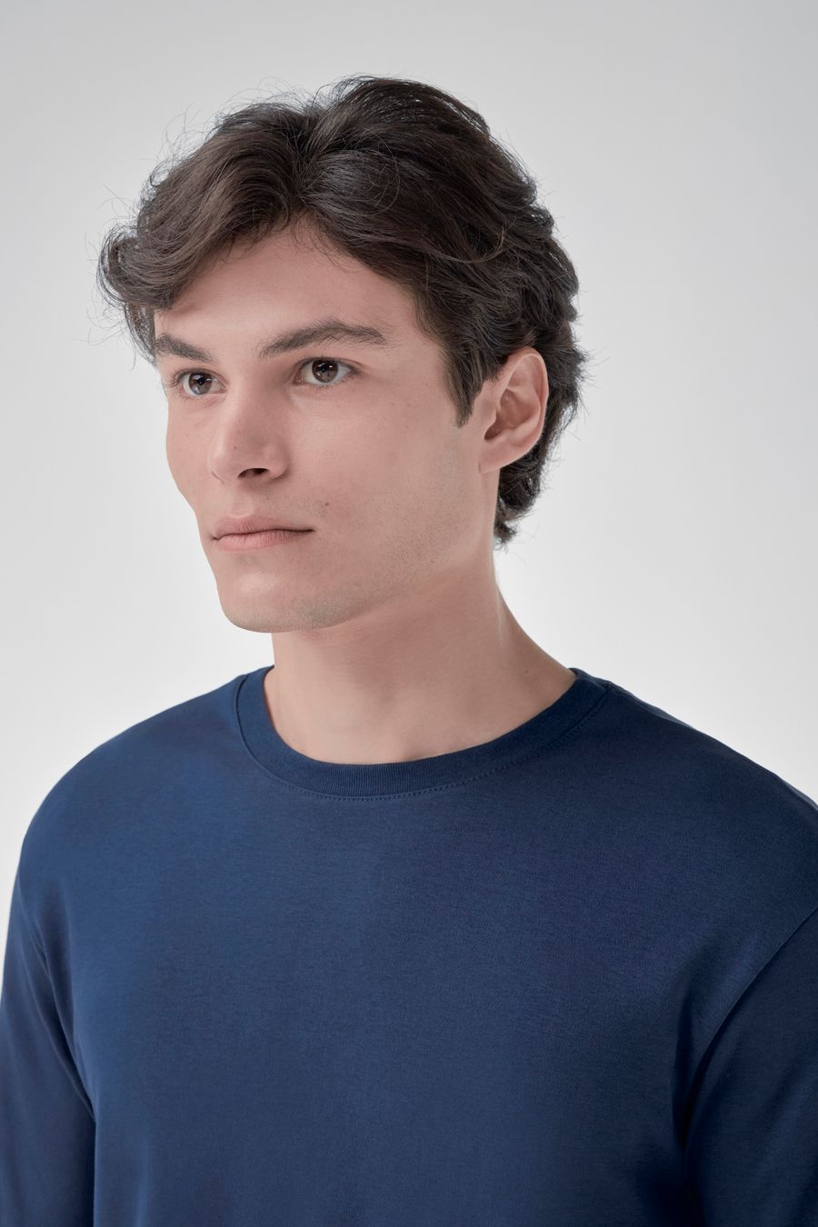 Camiseta Suedine Manga Longa
