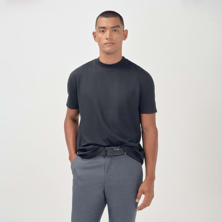 Camiseta Algodão Gola Média