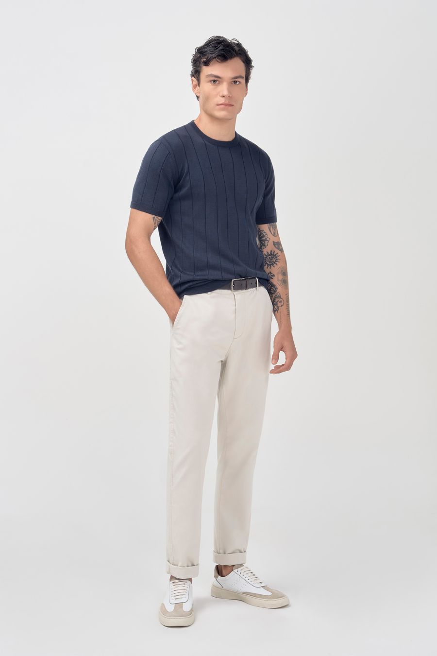 Camiseta Tricot Canelado