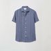 Camisa Linho Roma Listras Mc