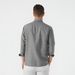 Camisa Cotton Linen Grid Ml