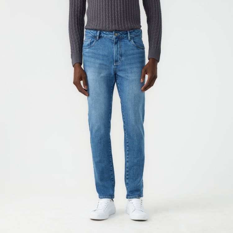 Calça Jeans Reta Vintage