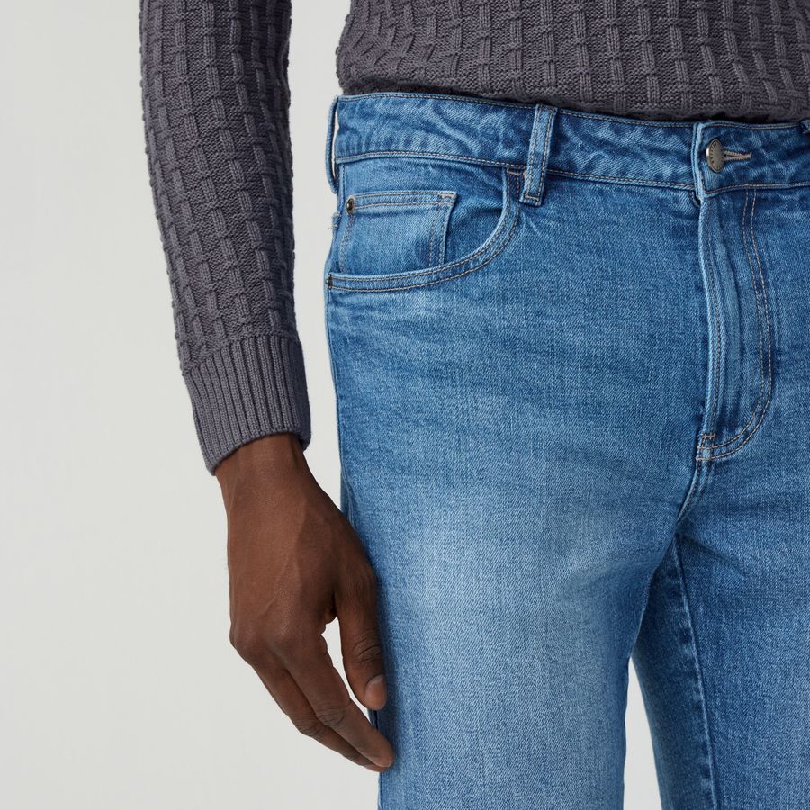 Calça Jeans Reta Vintage