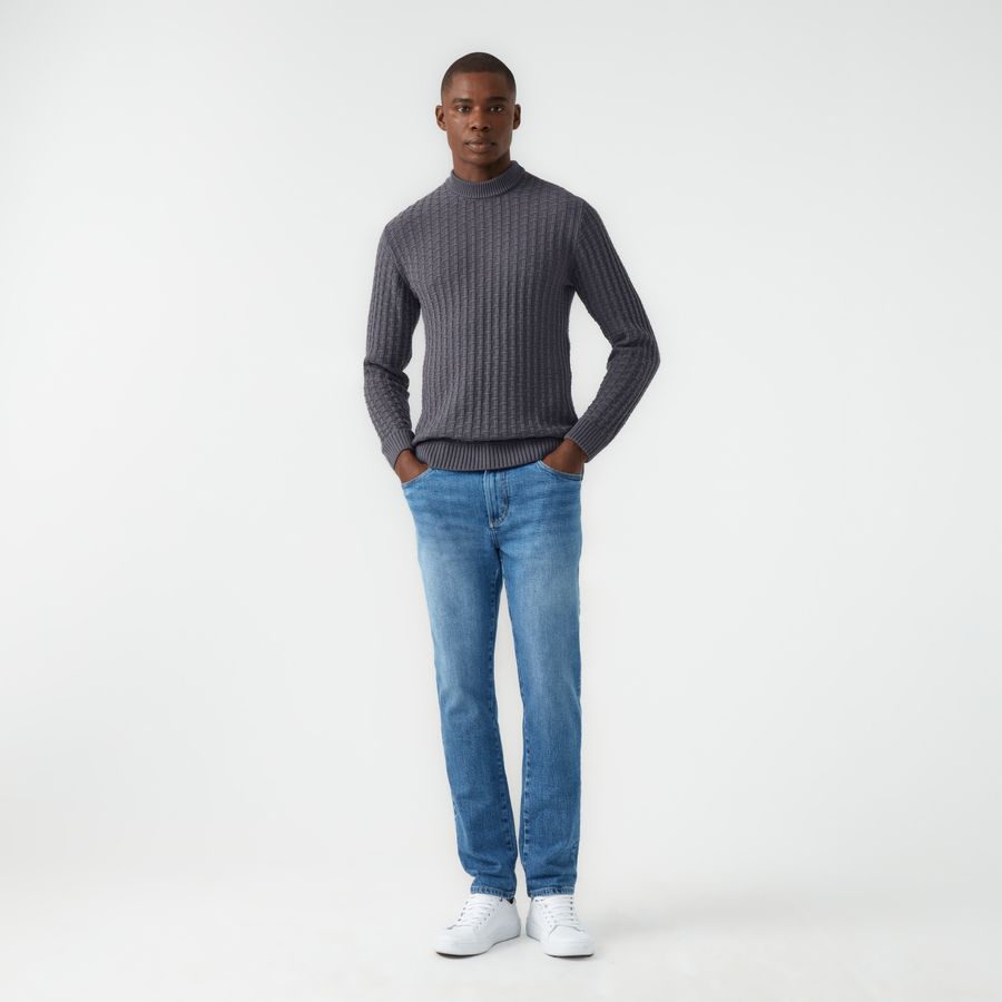 Calça Jeans Reta Vintage