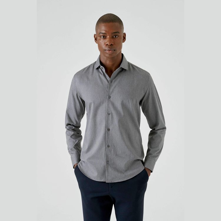 Camisa Melange Lisa