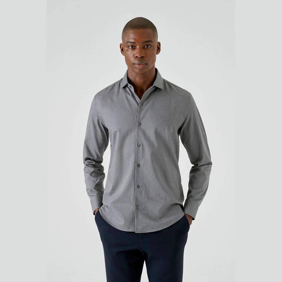 Camisa Melange Lisa