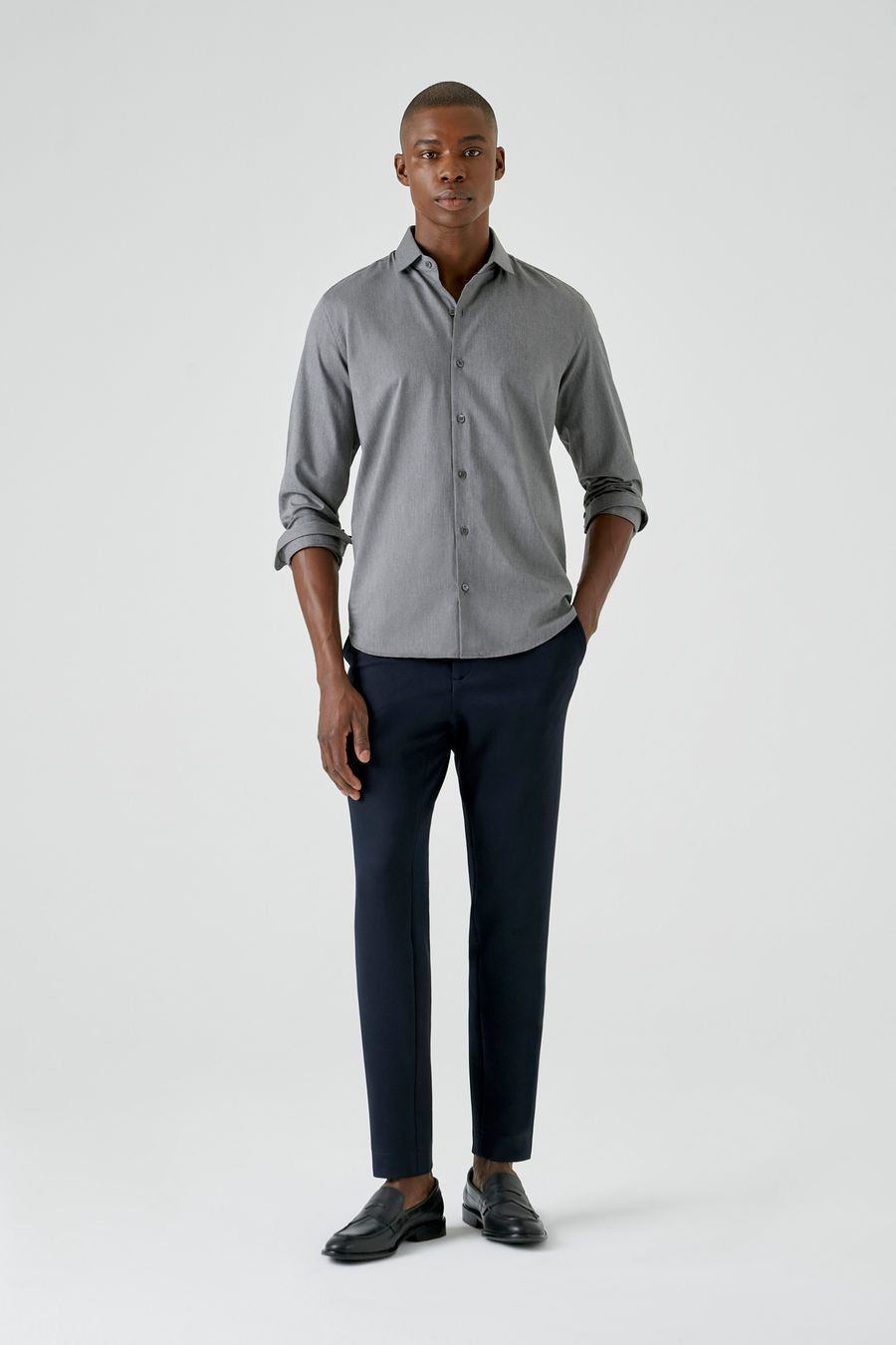 Camisa Melange Lisa