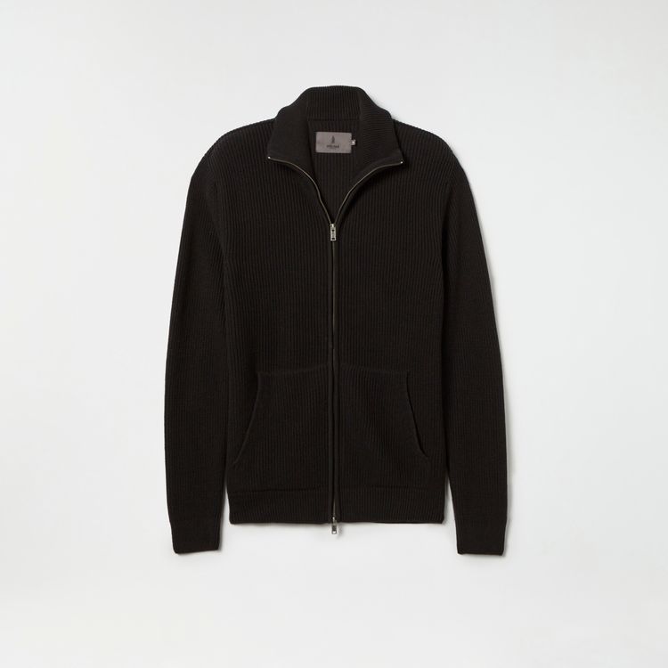 Cardigan Ziper Gola Alta