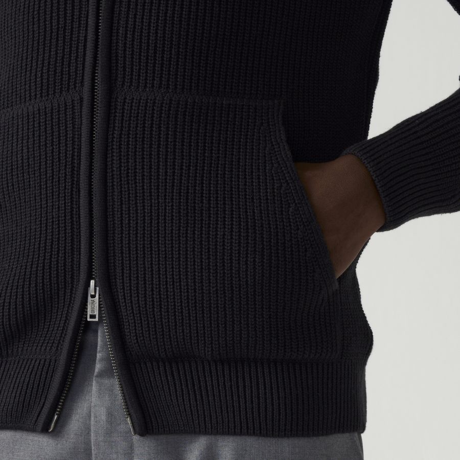Cardigan Gola Alta