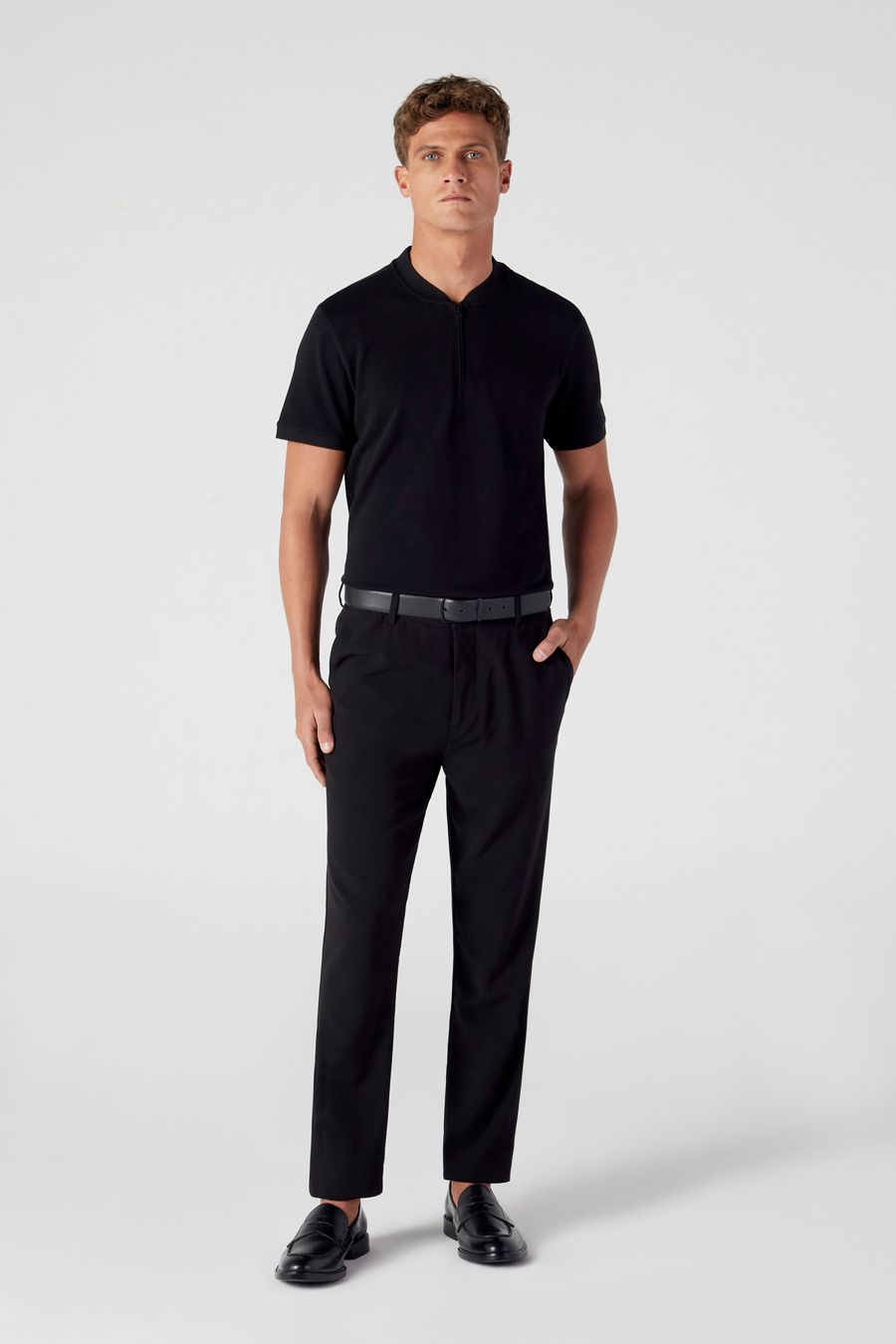 Polo Pima Piquet Zíper