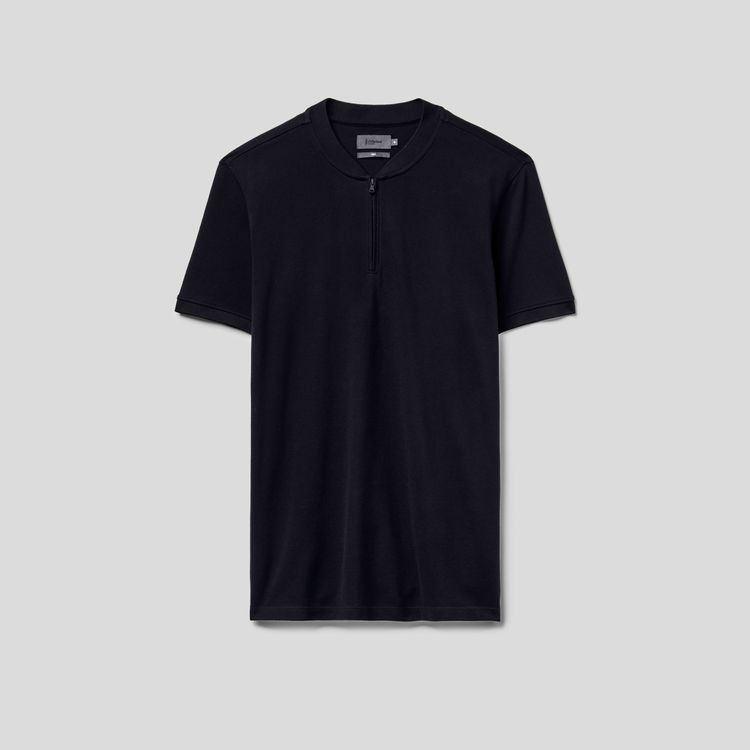 Polo Pima Piquet Zíper