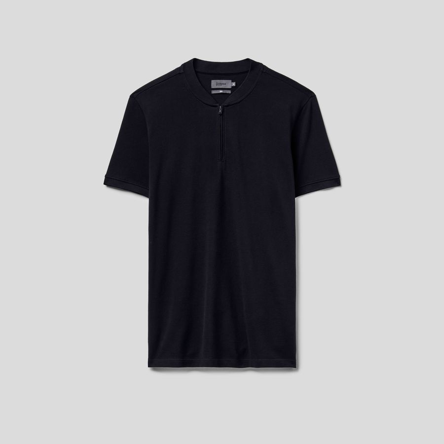 Polo Pima Piquet Zíper