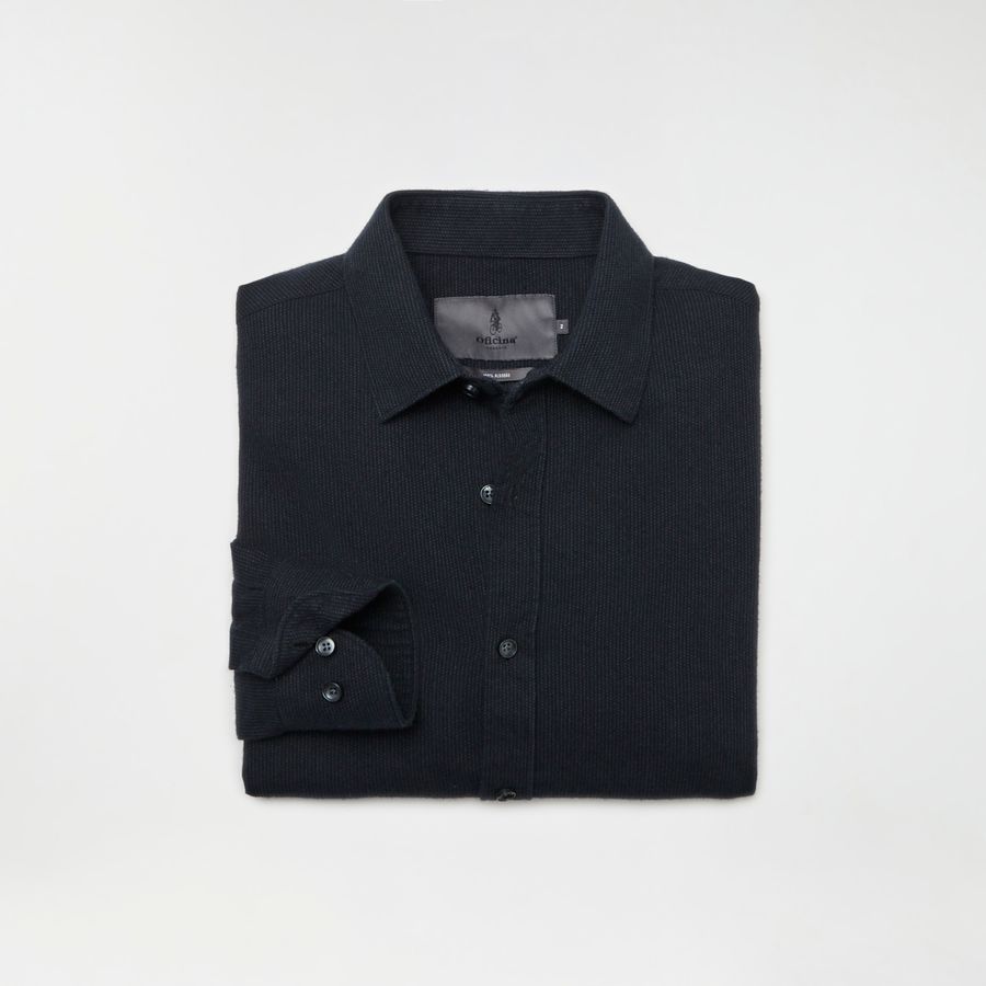 Camisa Flanela Listras Manga Longa