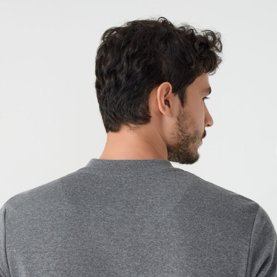 Camiseta Suedine Gola Média
