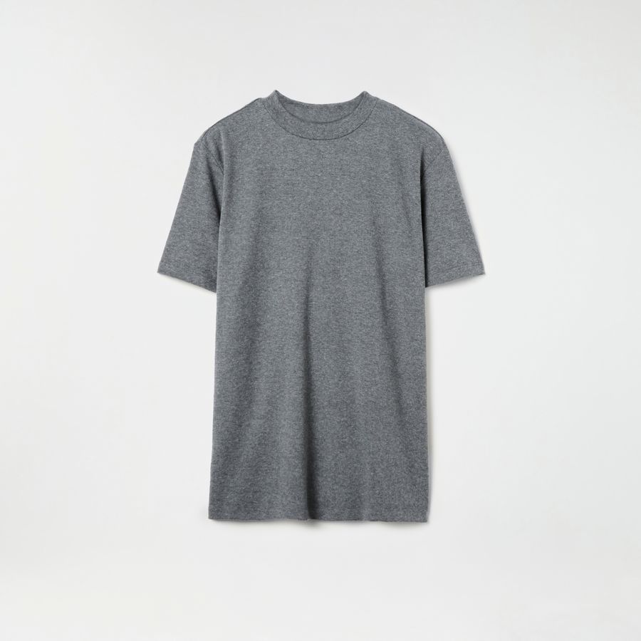 Camiseta Suedine Gola Média