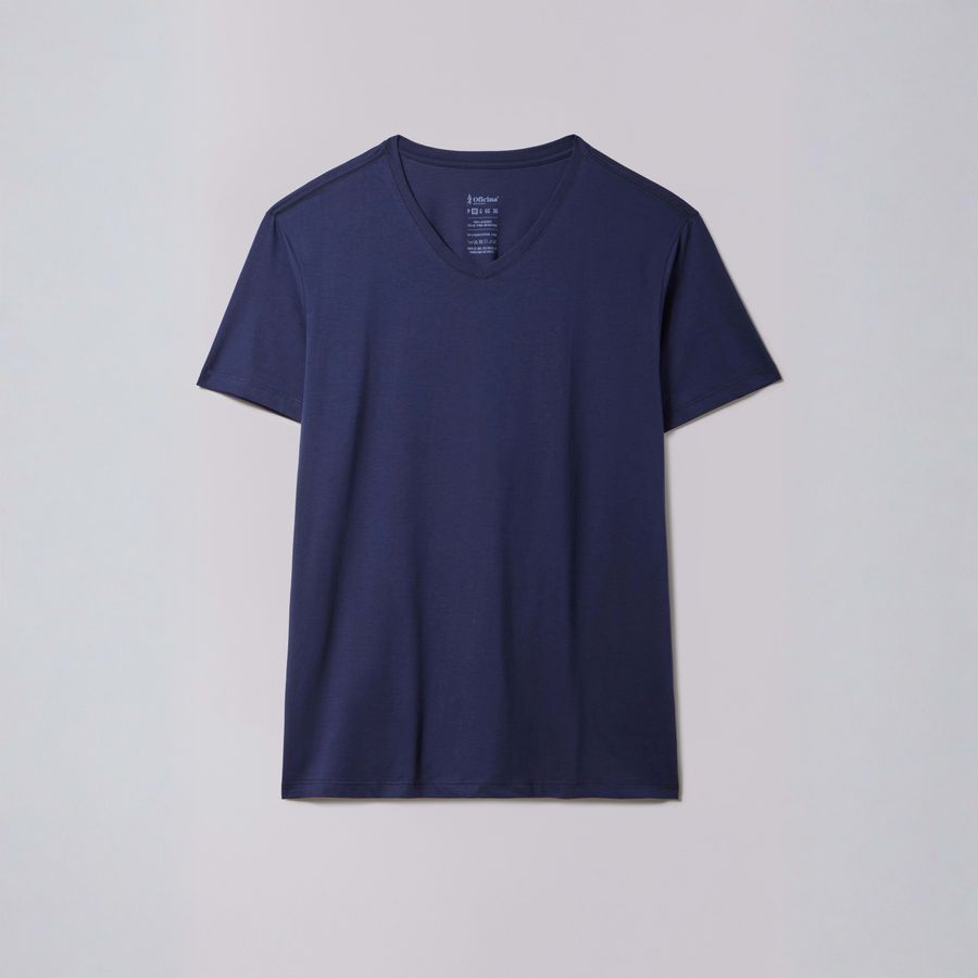 Camiseta Pima Leve Gola V