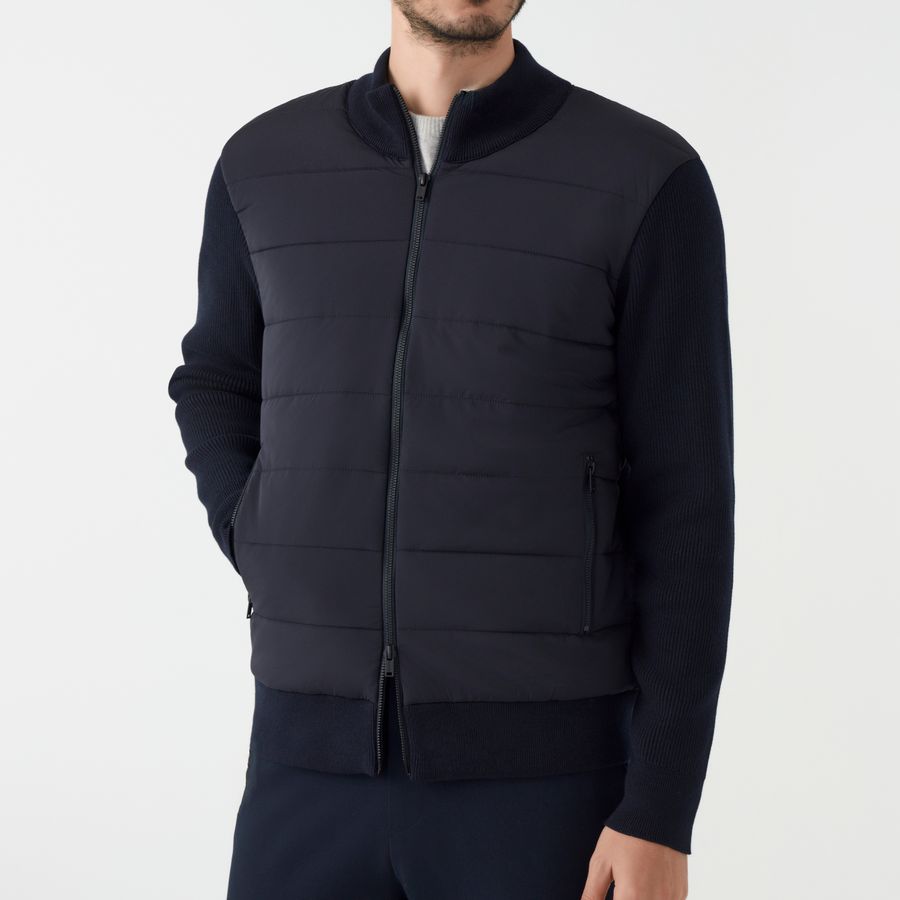 Jaqueta Zíper Algodão Cashmere