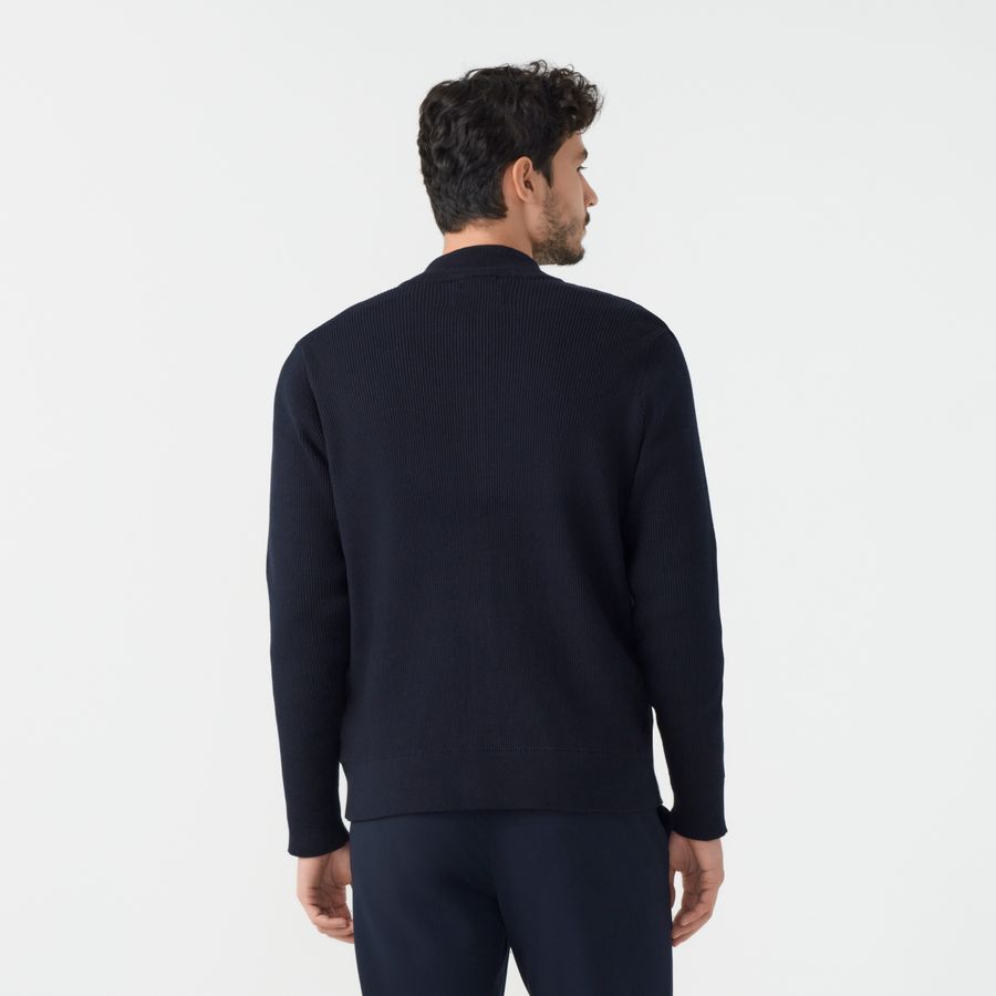 Jaqueta Zíper Algodão Cashmere
