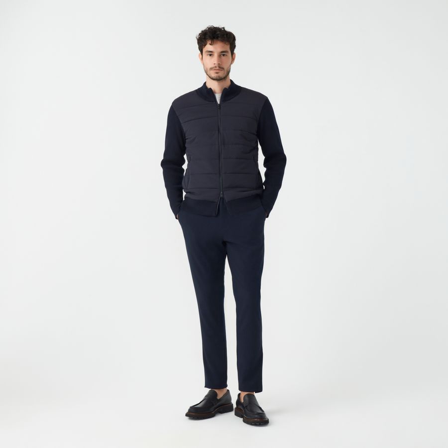 Jaqueta Zíper Algodão Cashmere