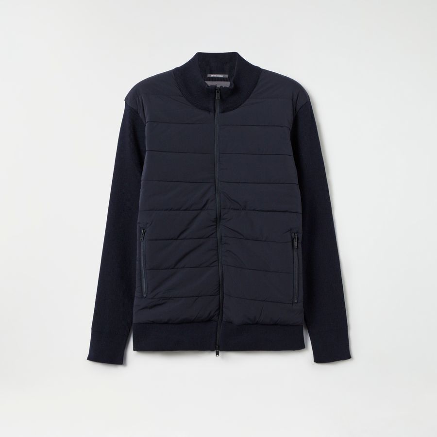Jaqueta Zíper Algodão Cashmere