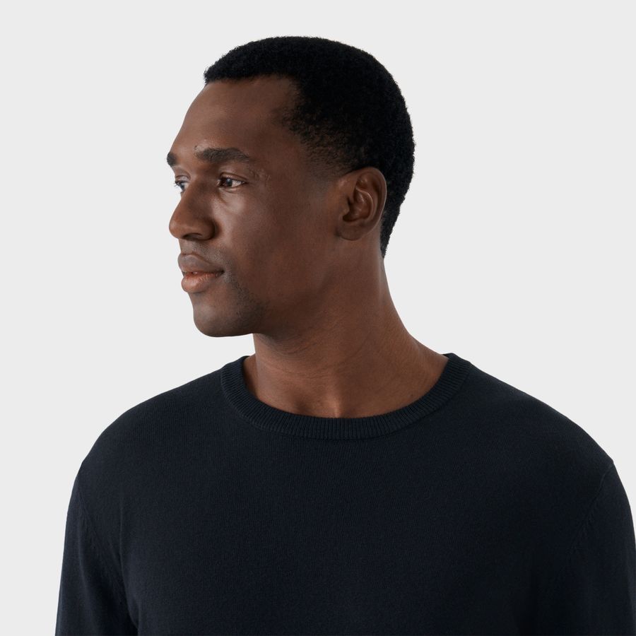 Suéter Algodão Cashmere Gola C
