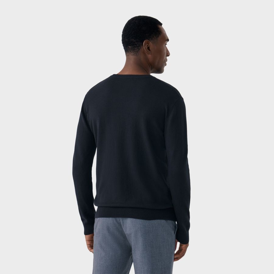 Suéter Algodão Cashmere Gola C