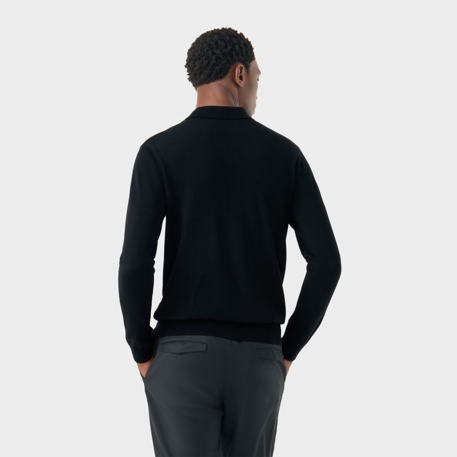 Polo Merino Manga Longa