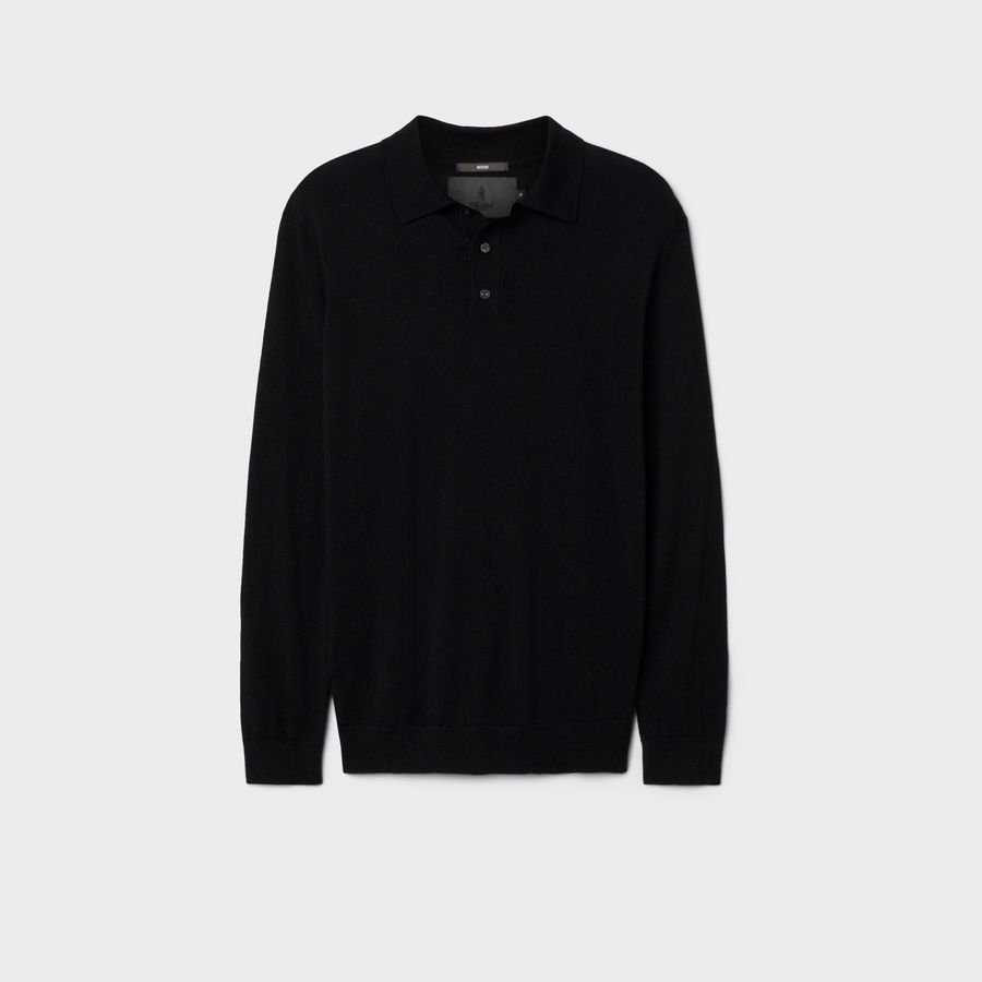 Polo Merino Manga Longa