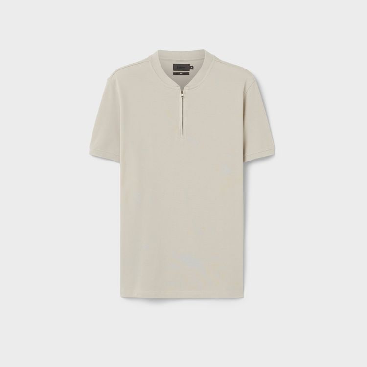 Polo Pima Piquet Zíper