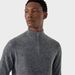 Suéter Puro Cashmere Meio Zíper