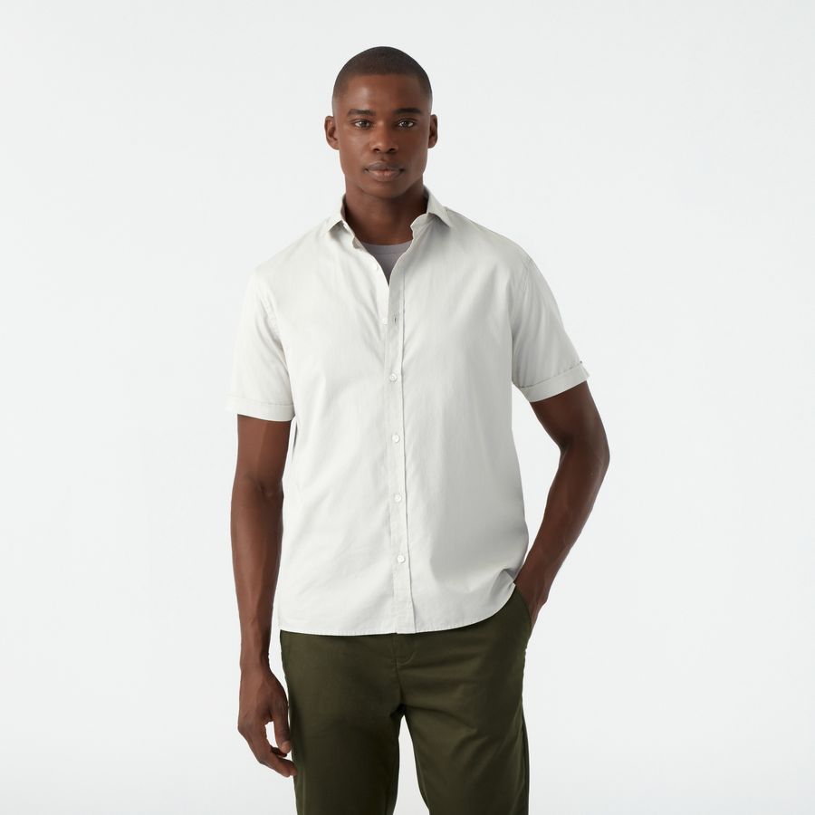 Camisa Chino Manga Curta