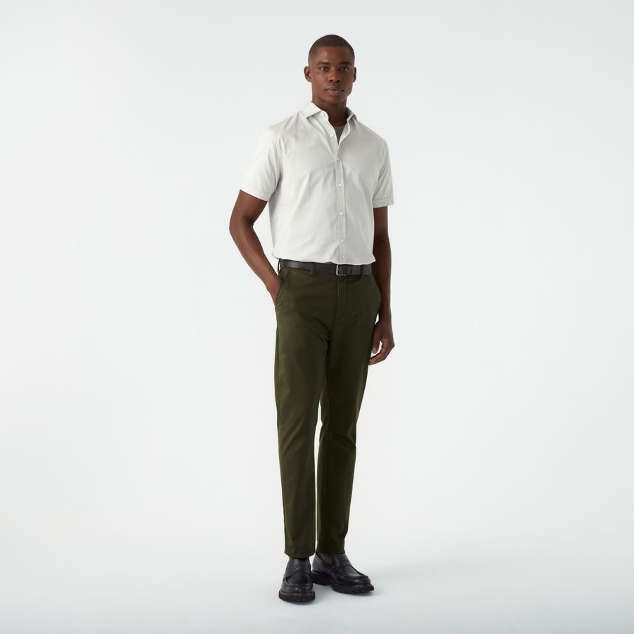 Camisa Chino Manga Curta