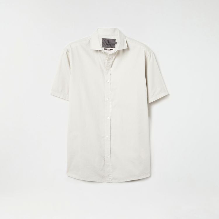 Camisa Chino Manga Curta