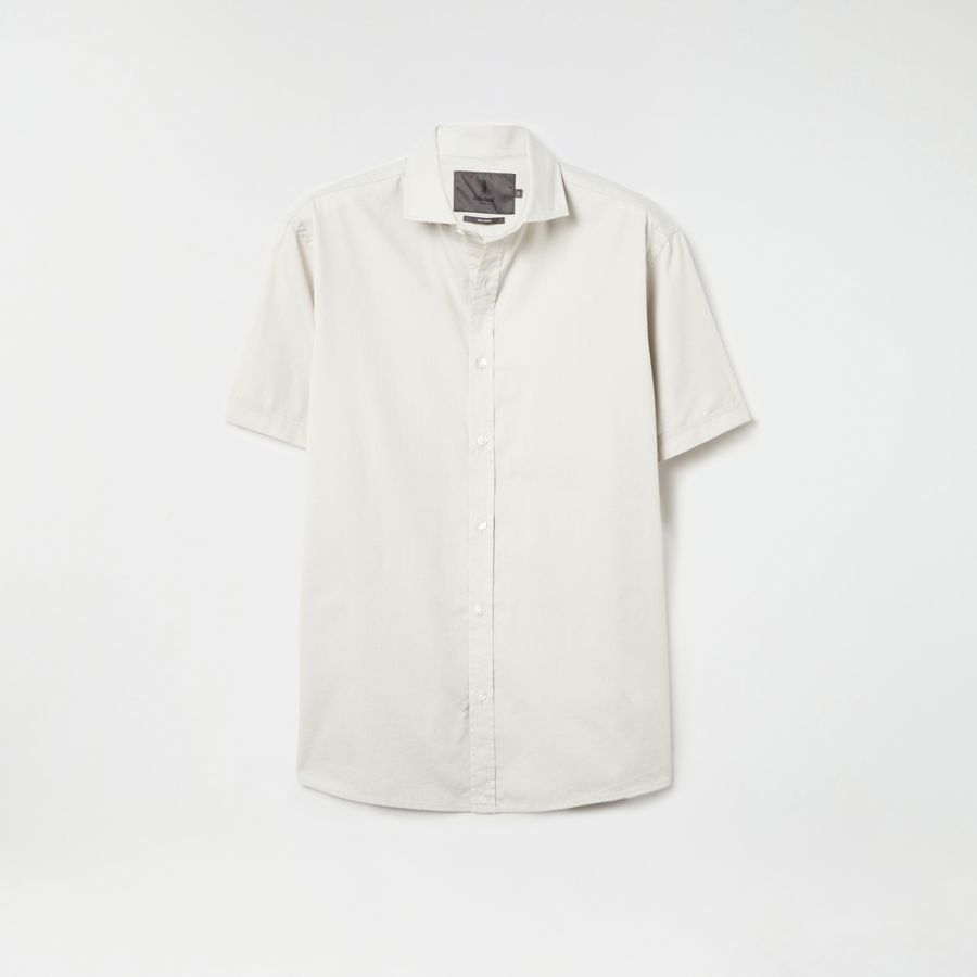 Camisa Chino Manga Curta