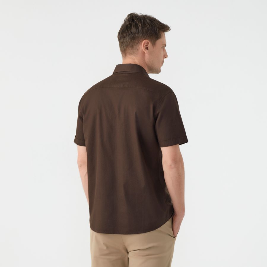 Camisa Chino Manga Curta