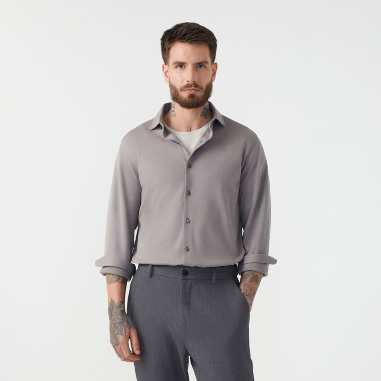 Camisa Malha Office