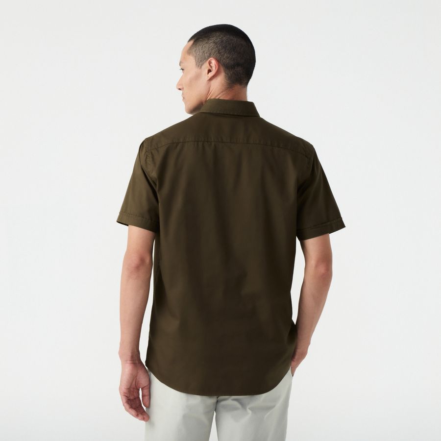Camisa Chino Manga Curta
