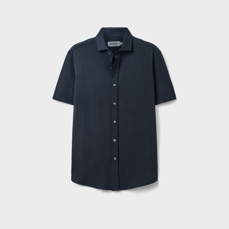 Camisa Piquet Stretch Manga Curta